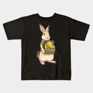 Bunny Easter Easter egg Treasure chest Kids T-Shirt